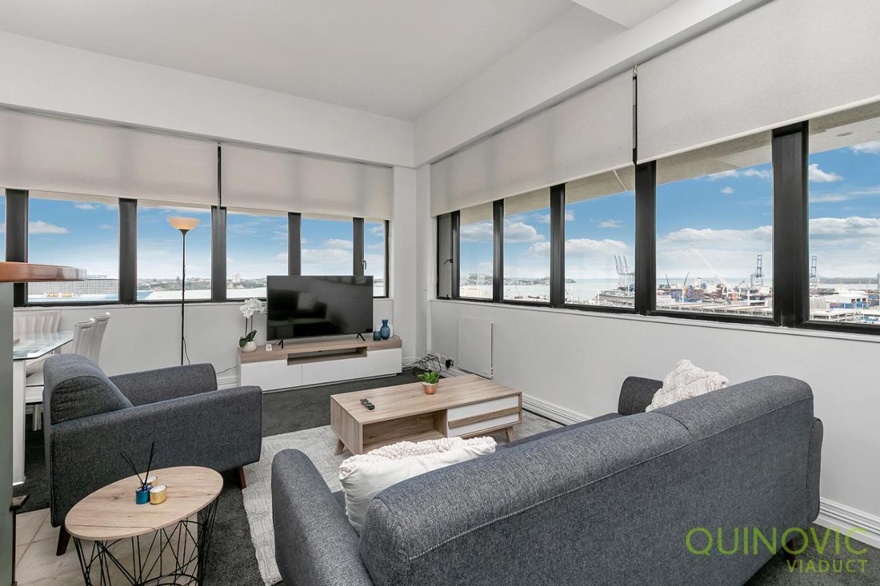 Qv Water View Britomart Apartment With Wifi -557 오클랜드 외부 사진