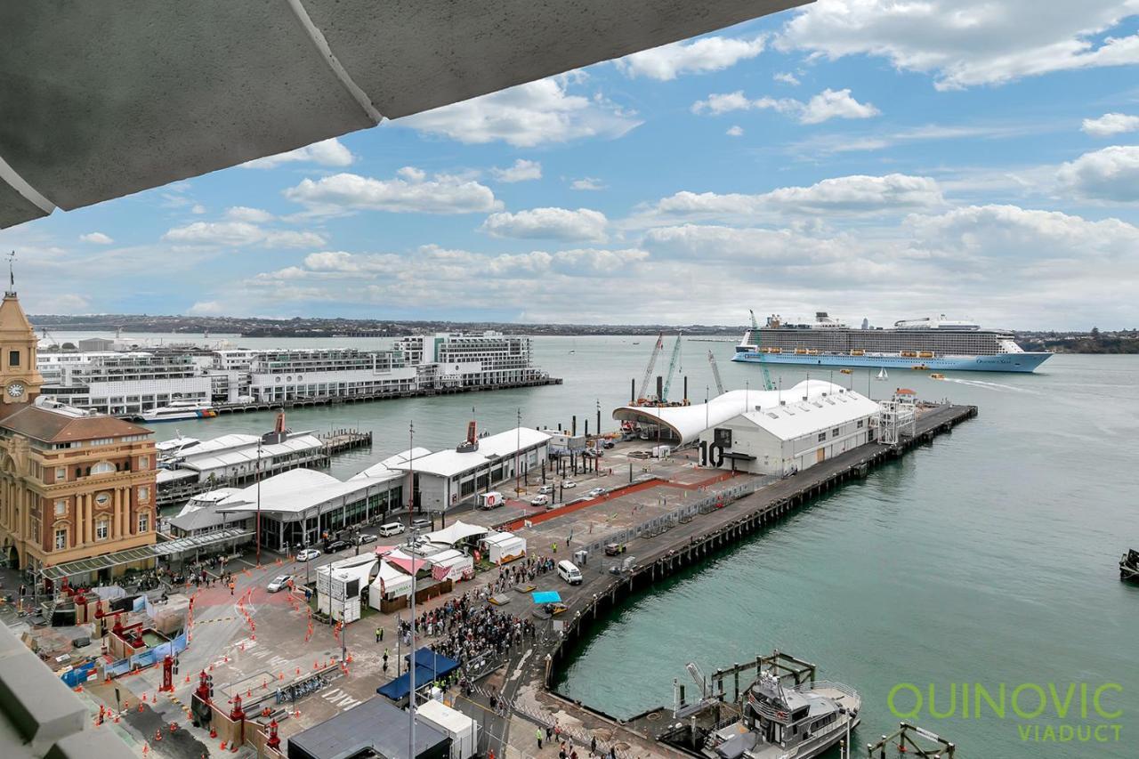 Qv Water View Britomart Apartment With Wifi -557 오클랜드 외부 사진